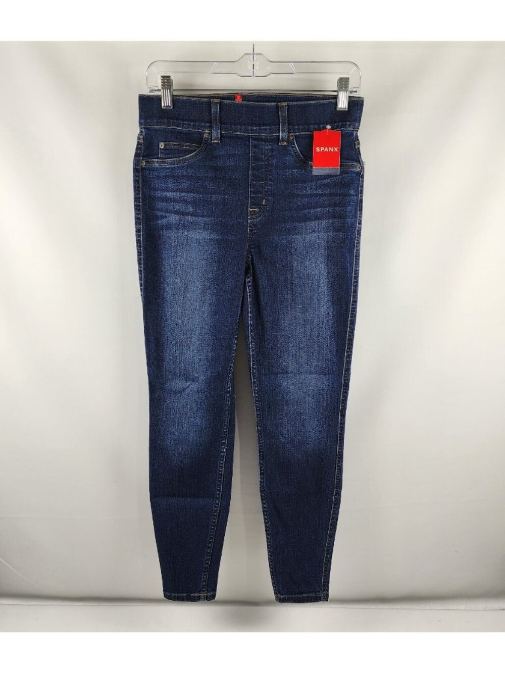 Spanx Jeans Womens Medium Blue Ankle Skinny Denim (28x27) 20342R NWT